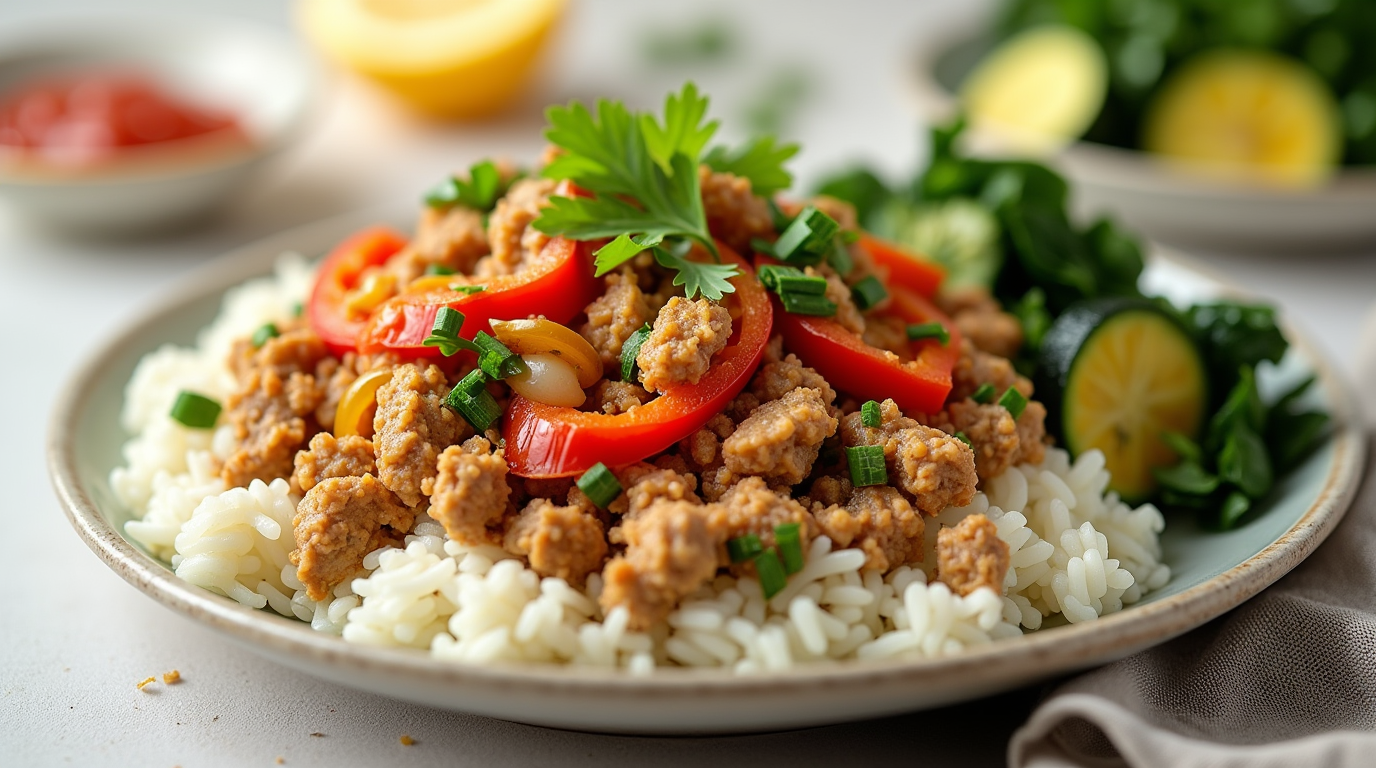 ground turkey and rice recipes