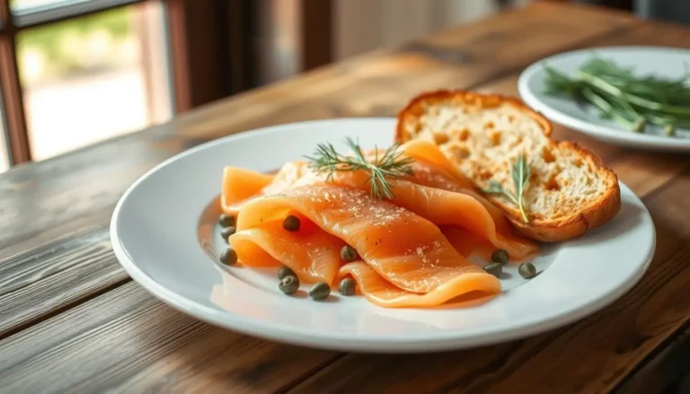 smoked salmon breakfast
